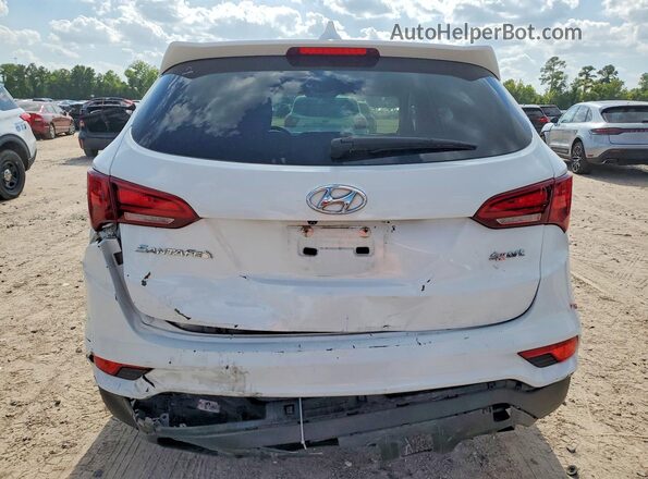 5NMZT3LB5HH037747 2017 HYUNDAI SANTA White Հետևի տեսք