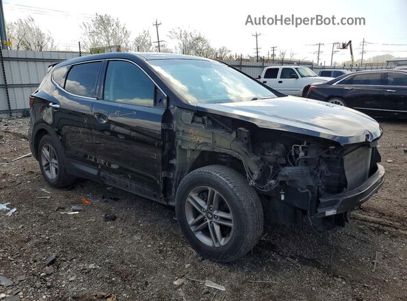 5NMZT3LB5JH090972 2018 HYUNDAI SANTA Black Delantero derecho