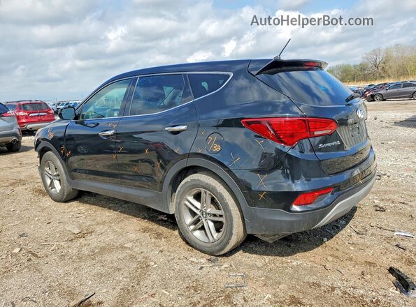 5NMZT3LB5JH090972 2018 HYUNDAI SANTA Black Trasero izquierdo