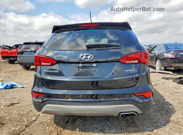 5NMZT3LB5JH090972 2018 HYUNDAI SANTA Black Vista trasera