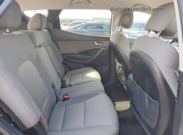 5NMZT3LB5JH090972 2018 HYUNDAI SANTA Black Vista de los asientos traseros