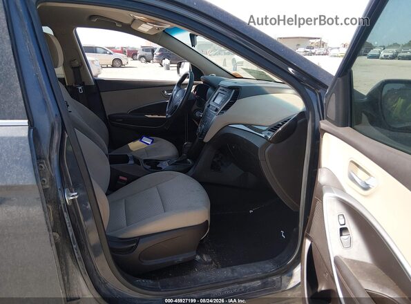 5NMZT3LB5JH095931 2018 HYUNDAI SANTA FE SPORT Black Vista interior delantera