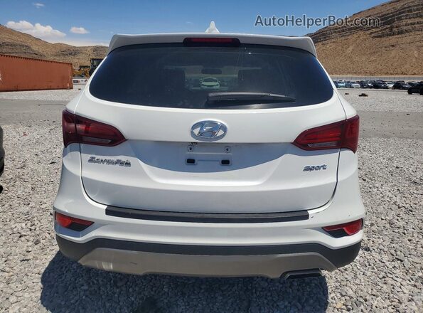 5NMZT3LB6HH027924 2017 HYUNDAI SANTA White უკანა ხედი
