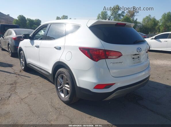 5NMZT3LB7JH071906 2018 HYUNDAI SANTA FE SPORT Белый Задняя левая четверть