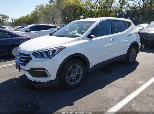 5NMZT3LB7JH082579 2018 HYUNDAI SANTA FE SPORT White Front left