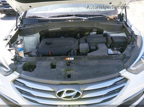5NMZT3LB7JH082579 2018 HYUNDAI SANTA FE SPORT White Rear view