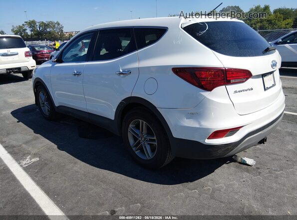 5NMZT3LB7JH082579 2018 HYUNDAI SANTA FE SPORT White Rear left