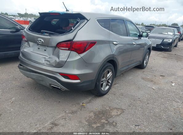 5NMZT3LB7JH085921 2018 HYUNDAI SANTA FE SPORT Серый Задняя правая четверть