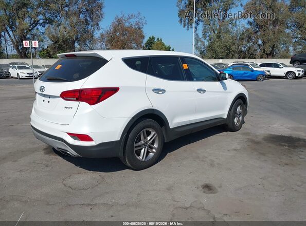 5NMZT3LB9JH098976 2018 HYUNDAI SANTA FE SPORT White Задня права чверть