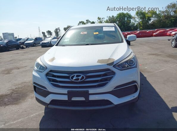 5NMZT3LB9JH098976 2018 HYUNDAI SANTA FE SPORT White Вид панелі приладів