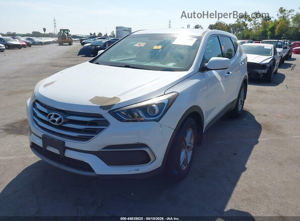 5NMZT3LB9JH098976 2018 HYUNDAI SANTA FE SPORT White Вид спереду