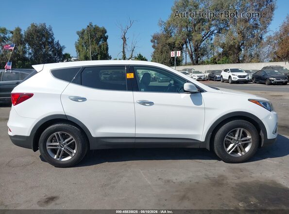 5NMZT3LB9JH098976 2018 HYUNDAI SANTA FE SPORT White Вид щитка приладів