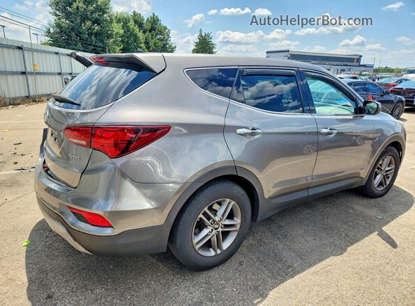 5NMZT3LBXJH097397 2018 HYUNDAI SANTA Silver Rear right