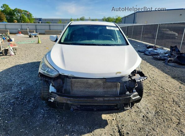 5NMZTDLB0HH010283 2017 HYUNDAI SANTA White Front view
