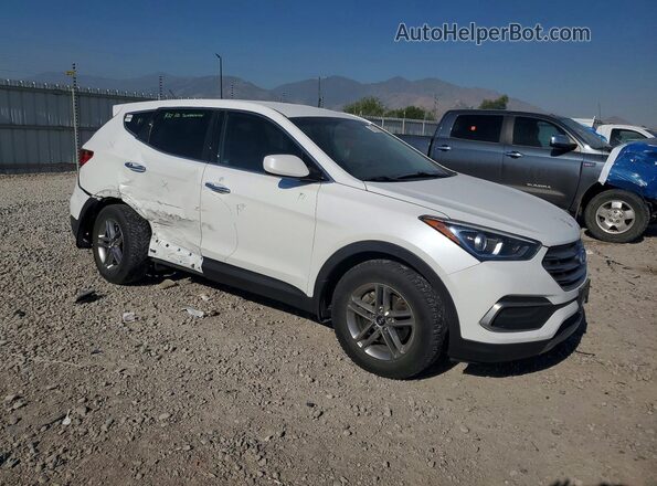 5NMZTDLB0JH073227 2018 HYUNDAI SANTA White Передня права чверть