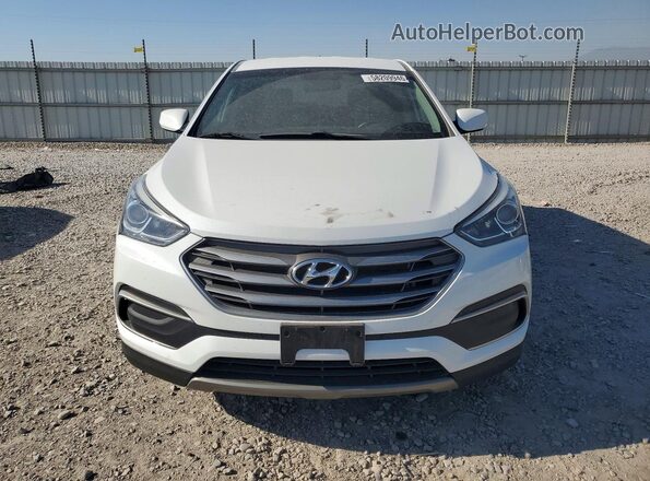 5NMZTDLB0JH073227 2018 HYUNDAI SANTA White Вид спереду