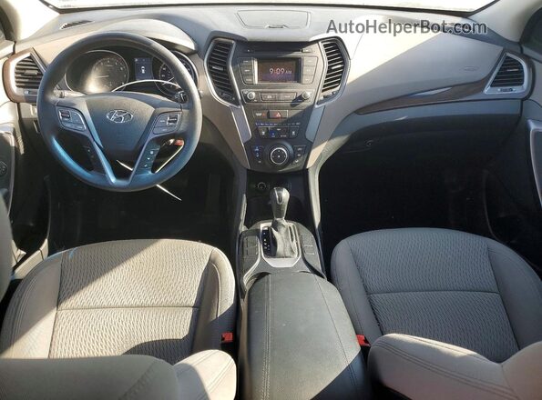 5NMZTDLB0JH073227 2018 HYUNDAI SANTA White Вид панелі приладів
