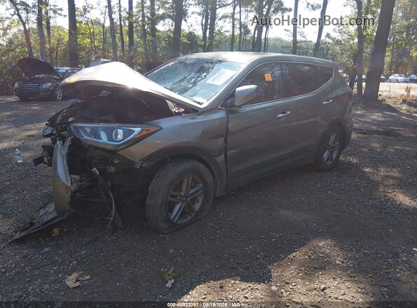 5NMZTDLB2HH003965 2017 HYUNDAI SANTA FE SPORT Серый Передняя левая четверть