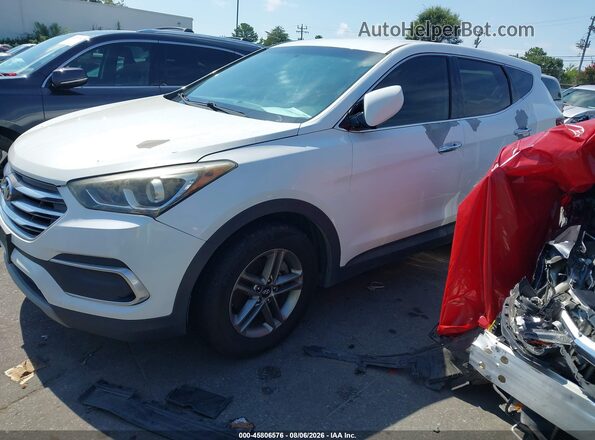 5NMZTDLB3JH085579 2018 HYUNDAI SANTA FE SPORT White Front left