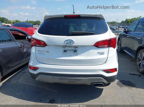 5NMZTDLB3JH085579 2018 HYUNDAI SANTA FE SPORT White 