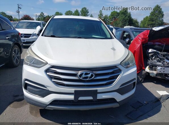 5NMZTDLB3JH085579 2018 HYUNDAI SANTA FE SPORT White Instrument cluster view