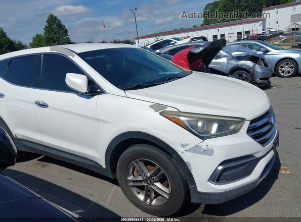 5NMZTDLB3JH085579 2018 HYUNDAI SANTA FE SPORT White Rear interior view