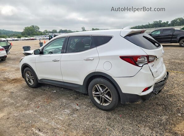 5NMZTDLB6HH009719 2017 HYUNDAI SANTA White Trasero izquierdo