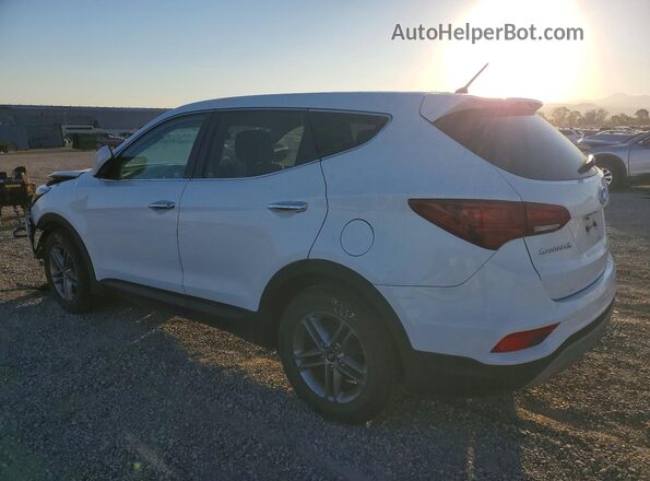 5NMZTDLB6JH089027 2018 HYUNDAI SANTA White Հետևի ձախ