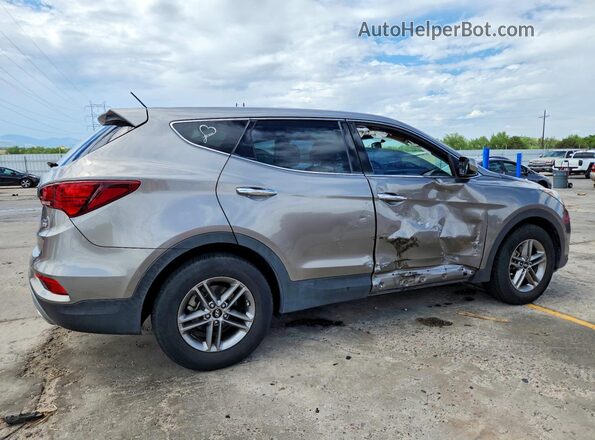 5NMZTDLB7JH090171 2018 HYUNDAI SANTA Gray Задня права чверть