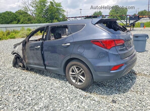 5NMZTDLB9HH045095 2017 HYUNDAI SANTA Blue Trasero izquierdo