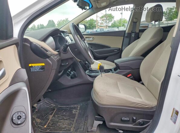 5NMZU3LB0HH040097 2017 HYUNDAI SANTA White Vista interior delantera