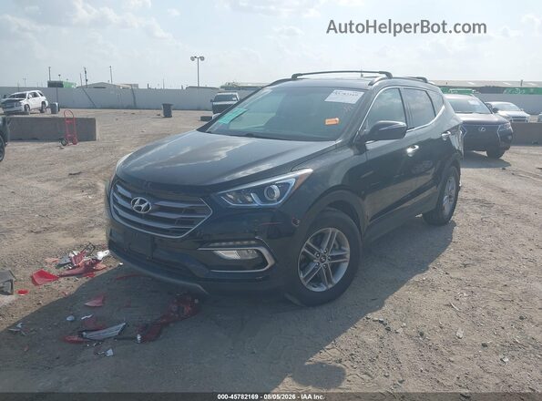 5NMZU3LB0JH061408 2018 HYUNDAI SANTA FE SPORT Black Front left