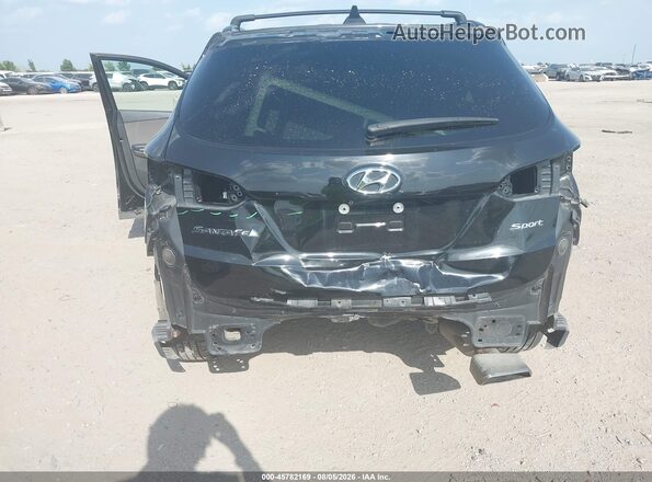 5NMZU3LB0JH061408 2018 HYUNDAI SANTA FE SPORT Black Front view