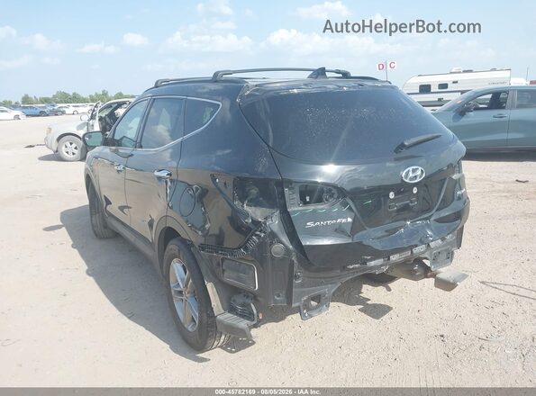 5NMZU3LB0JH061408 2018 HYUNDAI SANTA FE SPORT Black Rear left