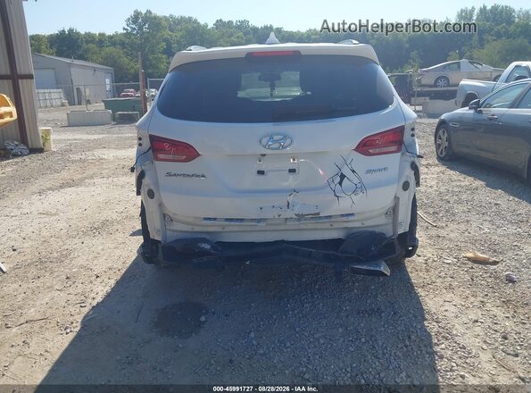 5NMZU3LB2HH003178 2017 HYUNDAI SANTA FE SPORT White Vista frontal