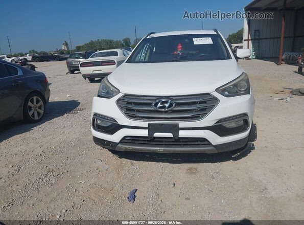 5NMZU3LB2HH003178 2017 HYUNDAI SANTA FE SPORT White Vista interior trasera