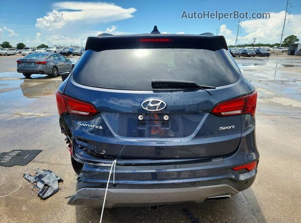 5NMZU3LB2HH047360 2017 HYUNDAI SANTA Blue Widok z tyłu