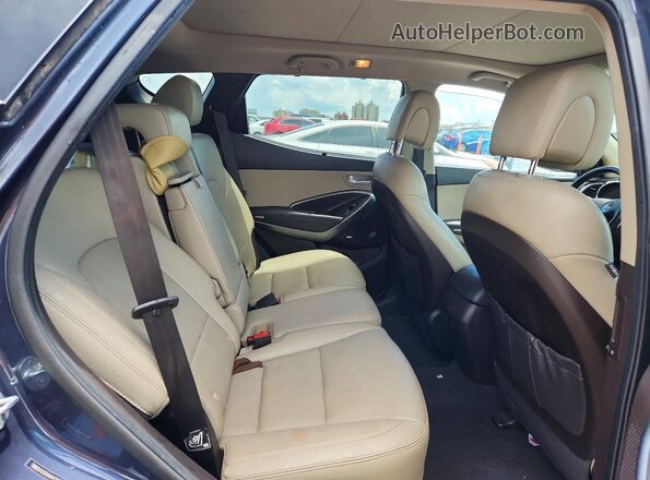 5NMZU3LB2HH047360 2017 HYUNDAI SANTA Blue Widok wnętrza z tyłu