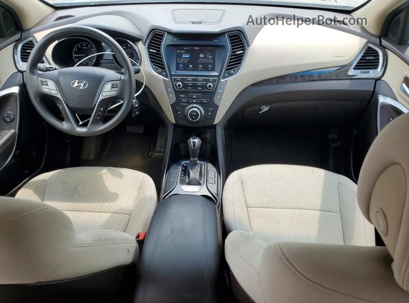 5NMZU3LB3HH010401 2017 HYUNDAI SANTA Коричневый Вид панели приборов