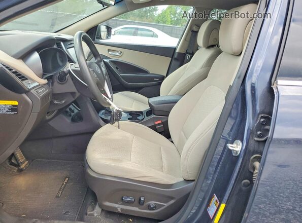 5NMZU3LB3HH010401 2017 HYUNDAI SANTA Коричневый Вид салона спереди