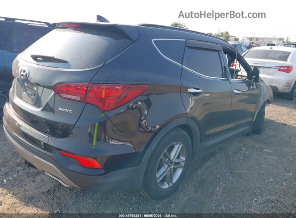 5NMZU3LB3HH012875 2017 HYUNDAI SANTA FE SPORT Черный Задняя правая четверть