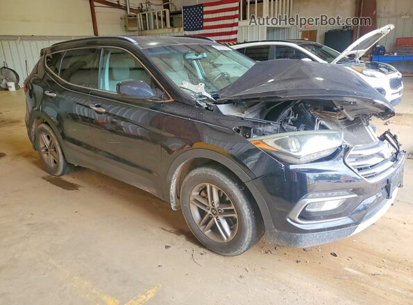 5NMZU3LB3HH013783 2017 HYUNDAI SANTA Black Front right