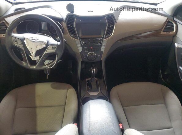 5NMZU3LB3HH013783 2017 HYUNDAI SANTA Black Dashboard view