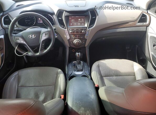 5NMZU3LB3HH014528 2017 HYUNDAI SANTA Серый Вид панели приборов