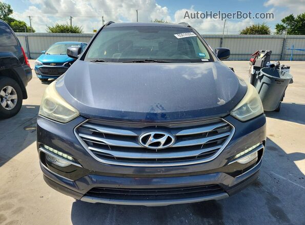 5NMZU3LB4HH016238 2017 HYUNDAI SANTA Blue Widok z przodu