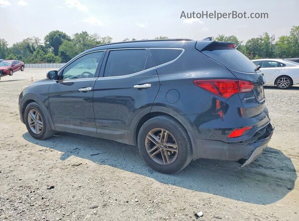 5NMZU3LB4HH022119 2017 HYUNDAI SANTA Black Trasero izquierdo