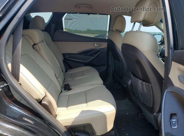 5NMZU3LB4HH022119 2017 HYUNDAI SANTA Black Vista interior trasera