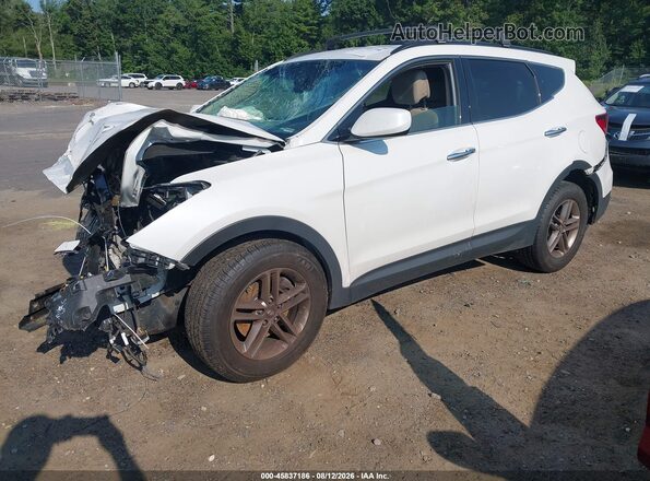 5NMZU3LB5HH035381 2017 HYUNDAI SANTA FE SPORT White წინა მარცხენა ხედი სამი მეოთხედიდან