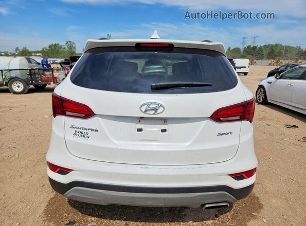 5NMZU3LB5JH101885 2018 HYUNDAI SANTA White Вид ззаду