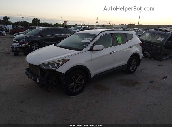 5NMZU3LB6HH010571 2017 HYUNDAI SANTA FE SPORT White Передня ліва чверть